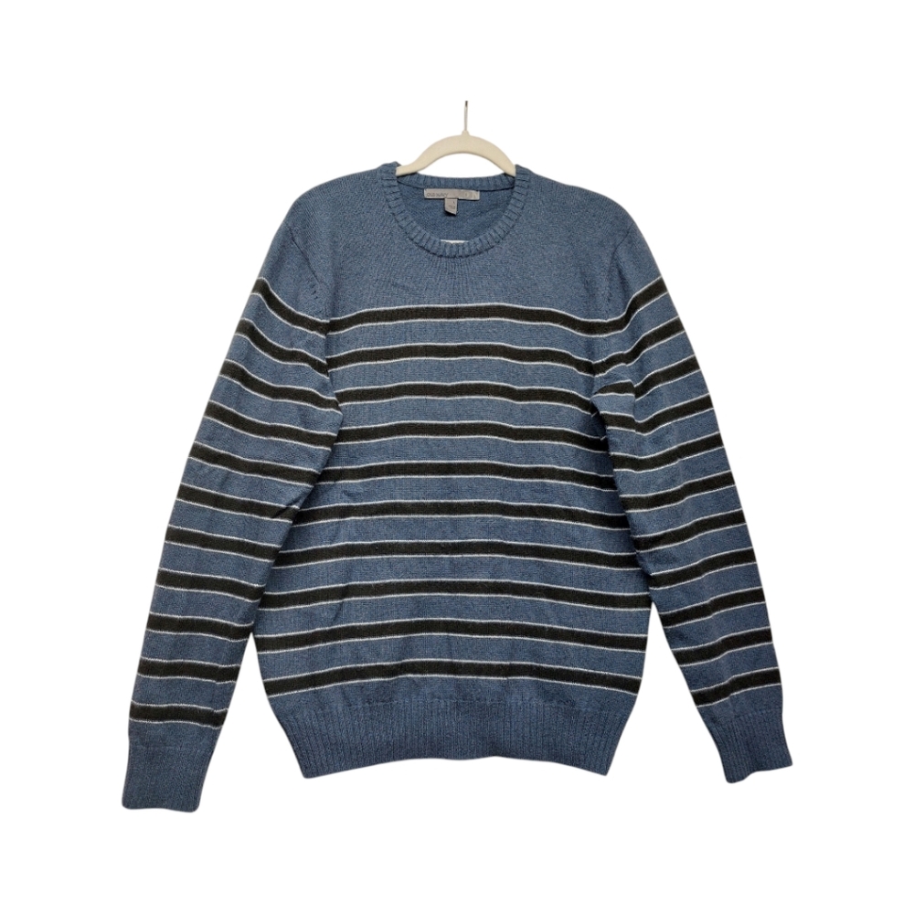 Y2K Wool Blend Old Navy Men's Pullover Sweater Large Academia Friends 2000s